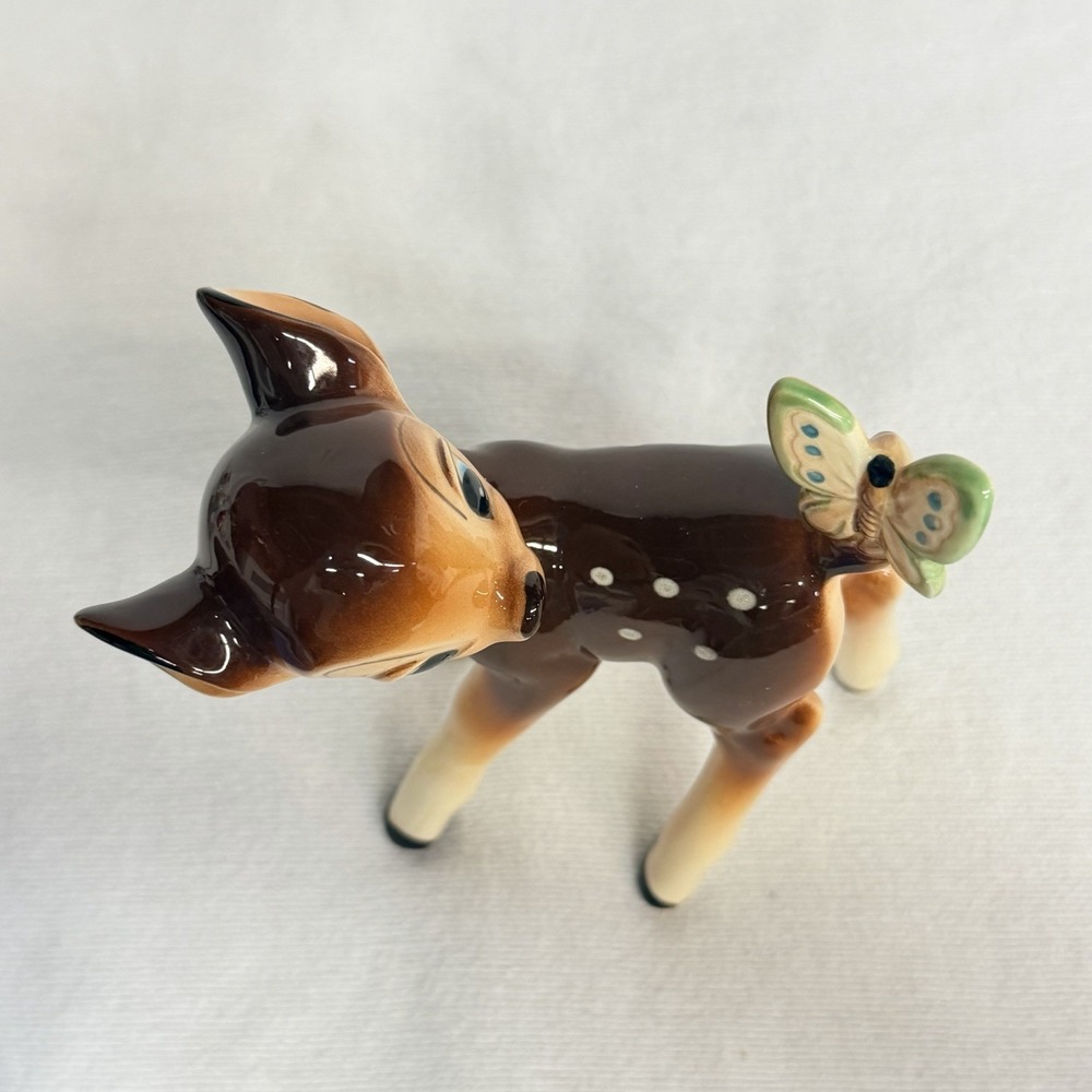 Vintage Bambi Ceramic Figurine Disney World Excellent Collector - Picture 5 of 9